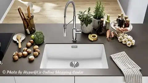 سینک گرانیتی تک لگن بدون سینی