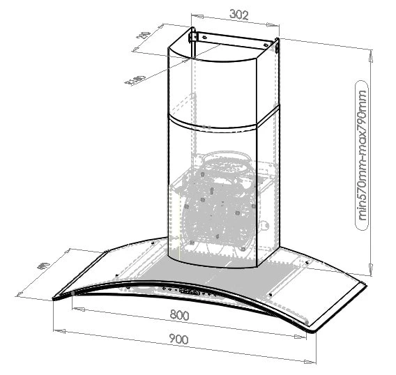 هود وایز مدل WH 201