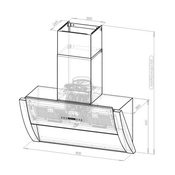 هود وایز مدل WH 203