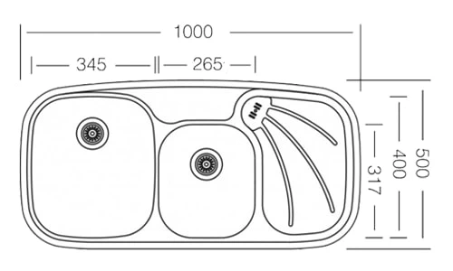 سینک لتو مدل TX-18