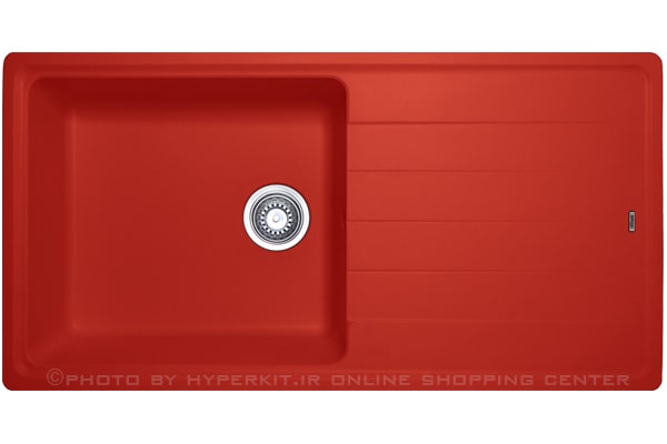 سینک گرانیتی مکاپا مدل سولیدو 100 قرمز