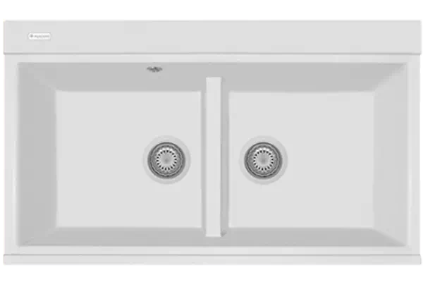 سینک گرانیتی لتو مدل کینگا سفید