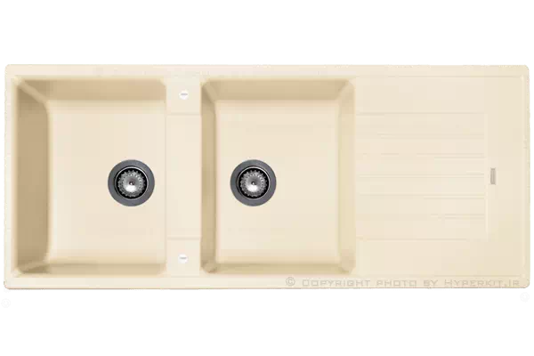مشخصات سینک گرانیتی مکاپا مدل کوادور کرم نخودی